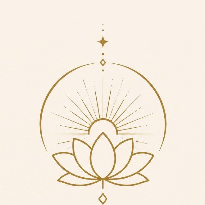 Divine Timing Wellness lotus emblem